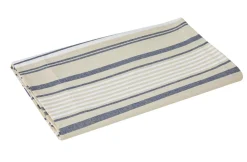 Draps>Camif BLANC DES VOSGES Drap coton bio et recyclé Horizon - - 180 x 290 cm Indigo