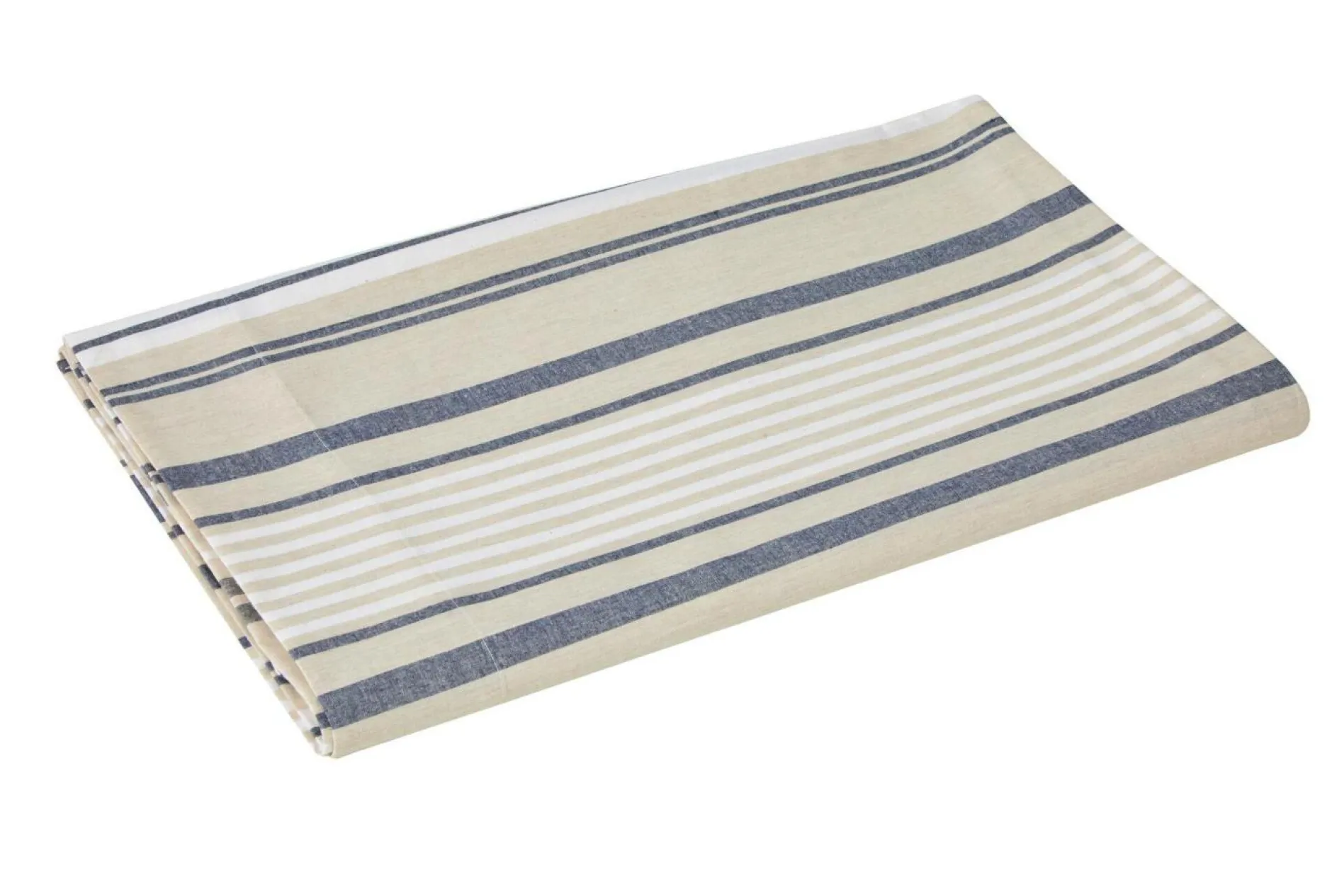 Draps>Camif BLANC DES VOSGES Drap coton bio et recyclé Horizon - - 180 x 290 cm Indigo