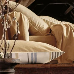 Draps></noscript>Camif BLANC DES VOSGES Drap coton bio et recylé Ressources - - 180 x 290 cm Ocre