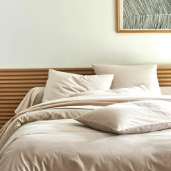 Draps Housse>Camif BLANC DES VOSGES Drap housse coton bio et recyclé Ressources - - 140 x 190 cm Lin