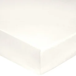 Draps Housse>Camif BLANC DES VOSGES Drap housse Satin - Naturel - 140 x 190 cm