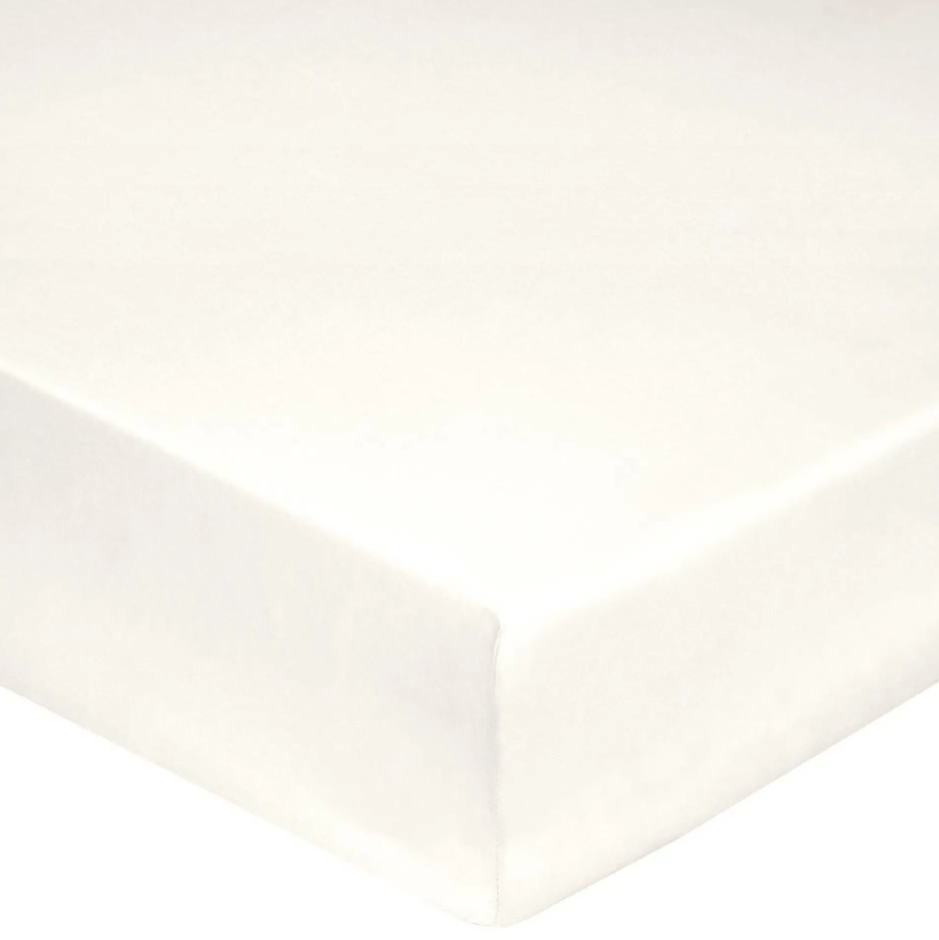Draps Housse>Camif BLANC DES VOSGES Drap housse Satin - Naturel - 140 x 190 cm