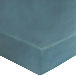 Draps Housse>Camif BLANC DES VOSGES Drap housse percale lavée Bohème - - 140 x 190 cm Orage