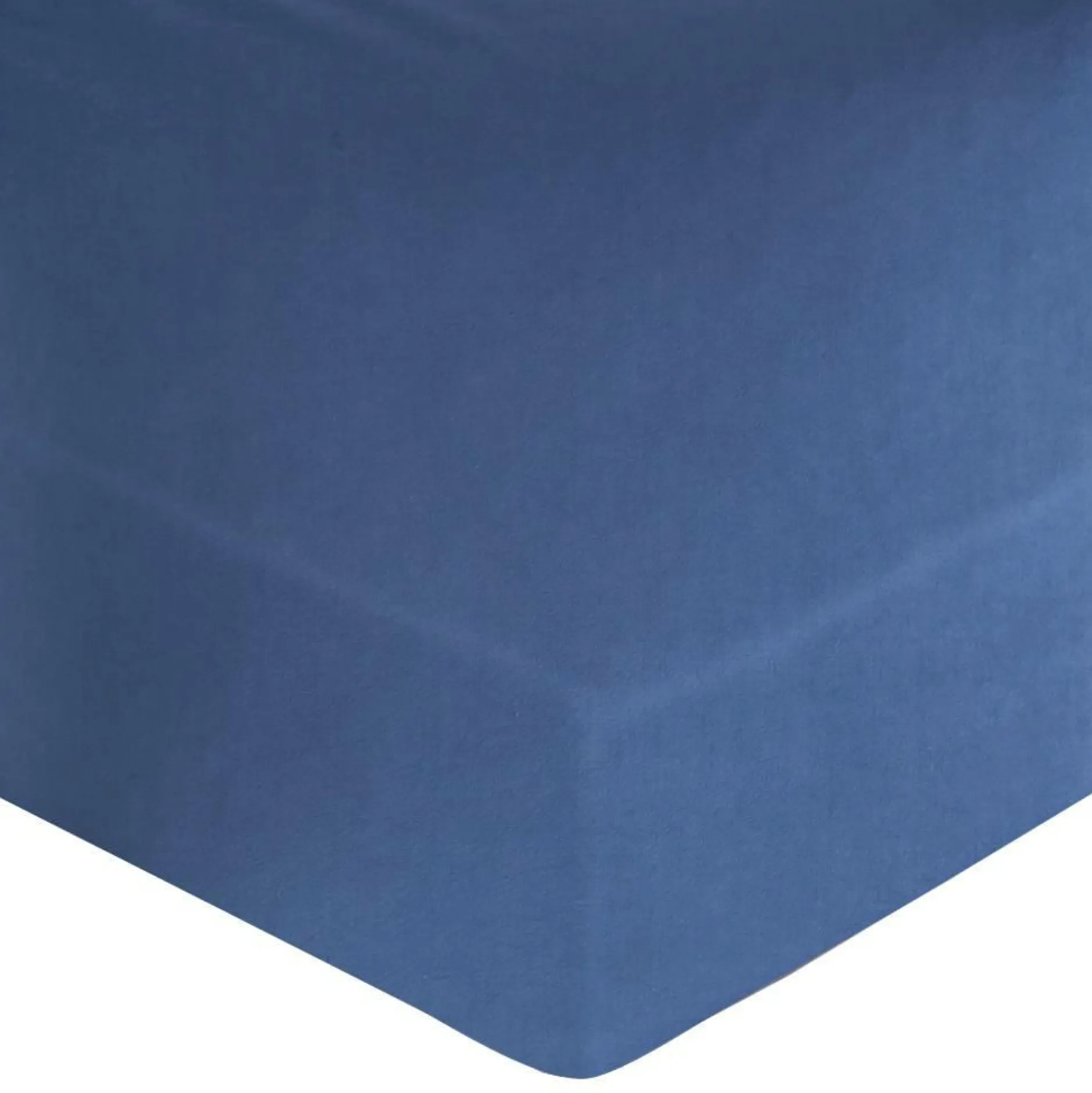 Draps Housse>Camif BLANC DES VOSGES Drap housse percale lavée Bohème - - 140 x 190 cm Indigo
