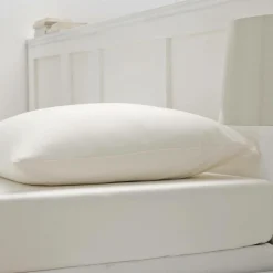 Draps Housse>Camif BLANC DES VOSGES Drap housse extensible Jersey - - Ext de 70/80 à 190/220 cm Coquille