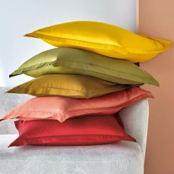 Draps Housse>Camif BLANC DES VOSGES Drap housse Satin - - 90 x 200 cm Rose Boisé