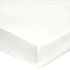 Draps Housse>Camif DES VOSGES Drap housse percale lavée Bohème - - 140 x 190 cm Blanc