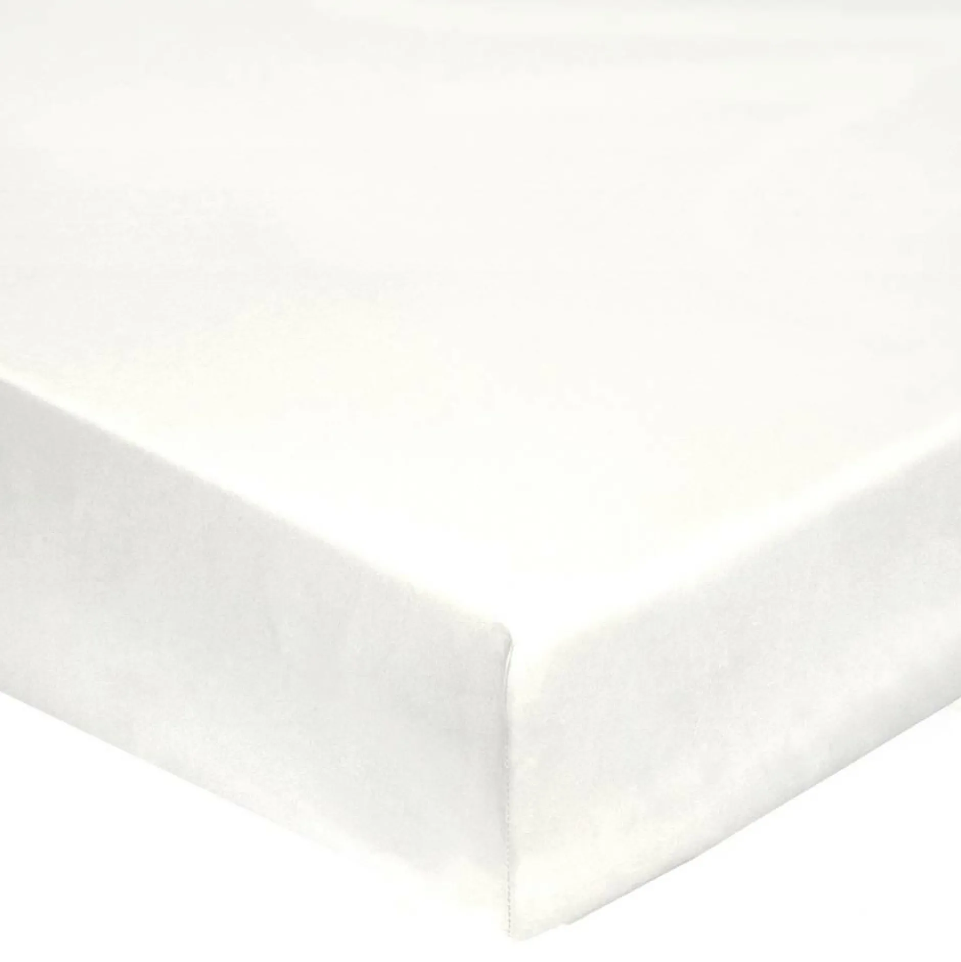 Draps Housse>Camif DES VOSGES Drap housse percale lavée Bohème - - 140 x 190 cm Blanc