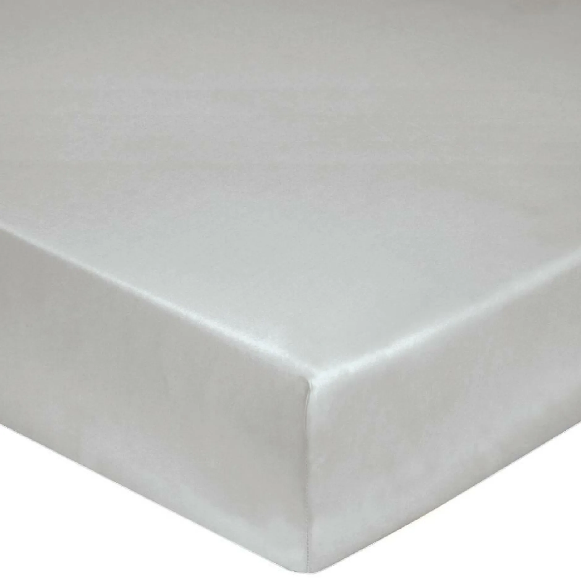Draps Housse>Camif BLANC DES VOSGES Drap housse Percale Easy - - 140 x 190 cm Platine