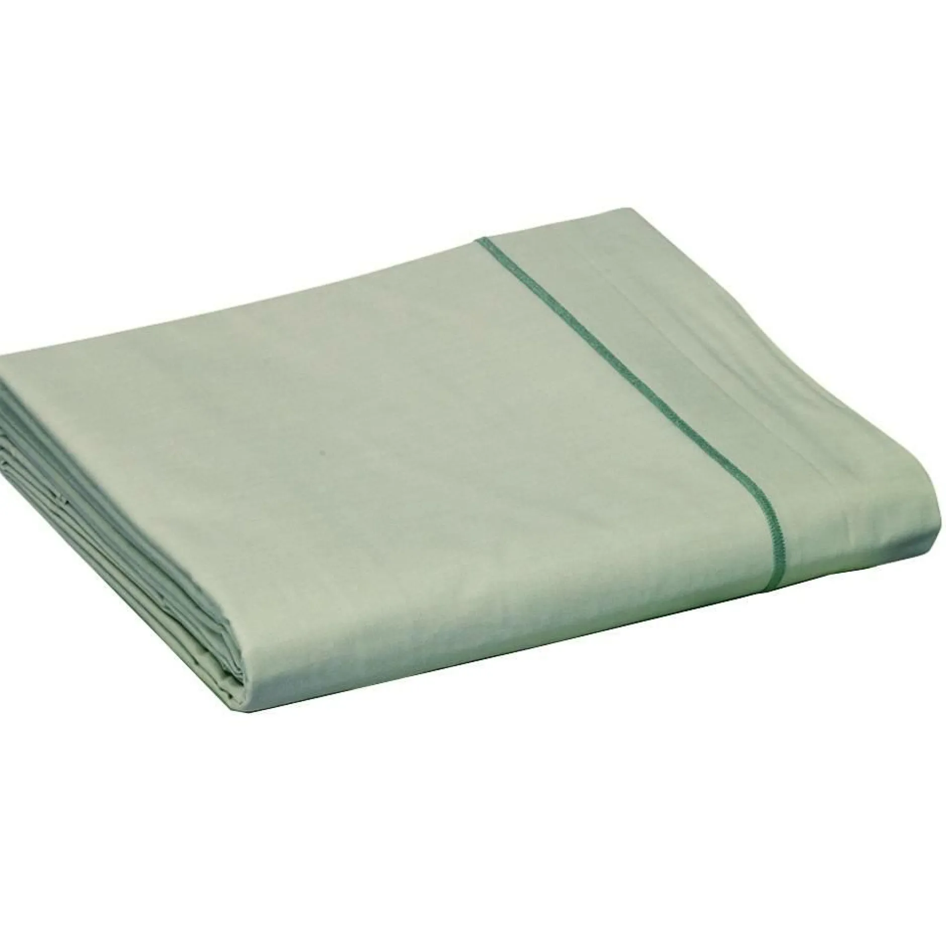 Draps>Camif BLANC DES VOSGES Drap Percale Easy - - 180 x 290 cm Sauge