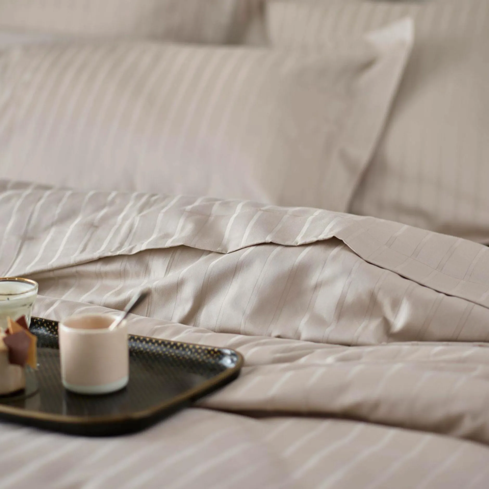 Draps>Camif BLANC DES VOSGES Drap satin Divine - - 240 x 300 cm Chanvre