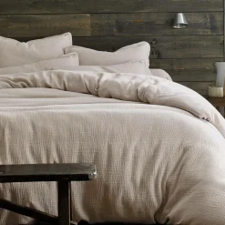 Housses De Couette>Camif BLANC DES VOSGES Housse de couette gaze de coton Cosy - - 140 x 200 cm Désert