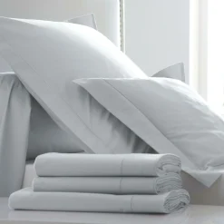 Housses De Couette>Camif BLANC DES VOSGES Housse de couette Percale Easy - - 280 x 240 cm Platine
