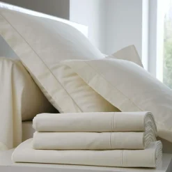 Housses De Couette>Camif BLANC DES VOSGES Housse de couette Satin - - 240 x 220 cm Naturel