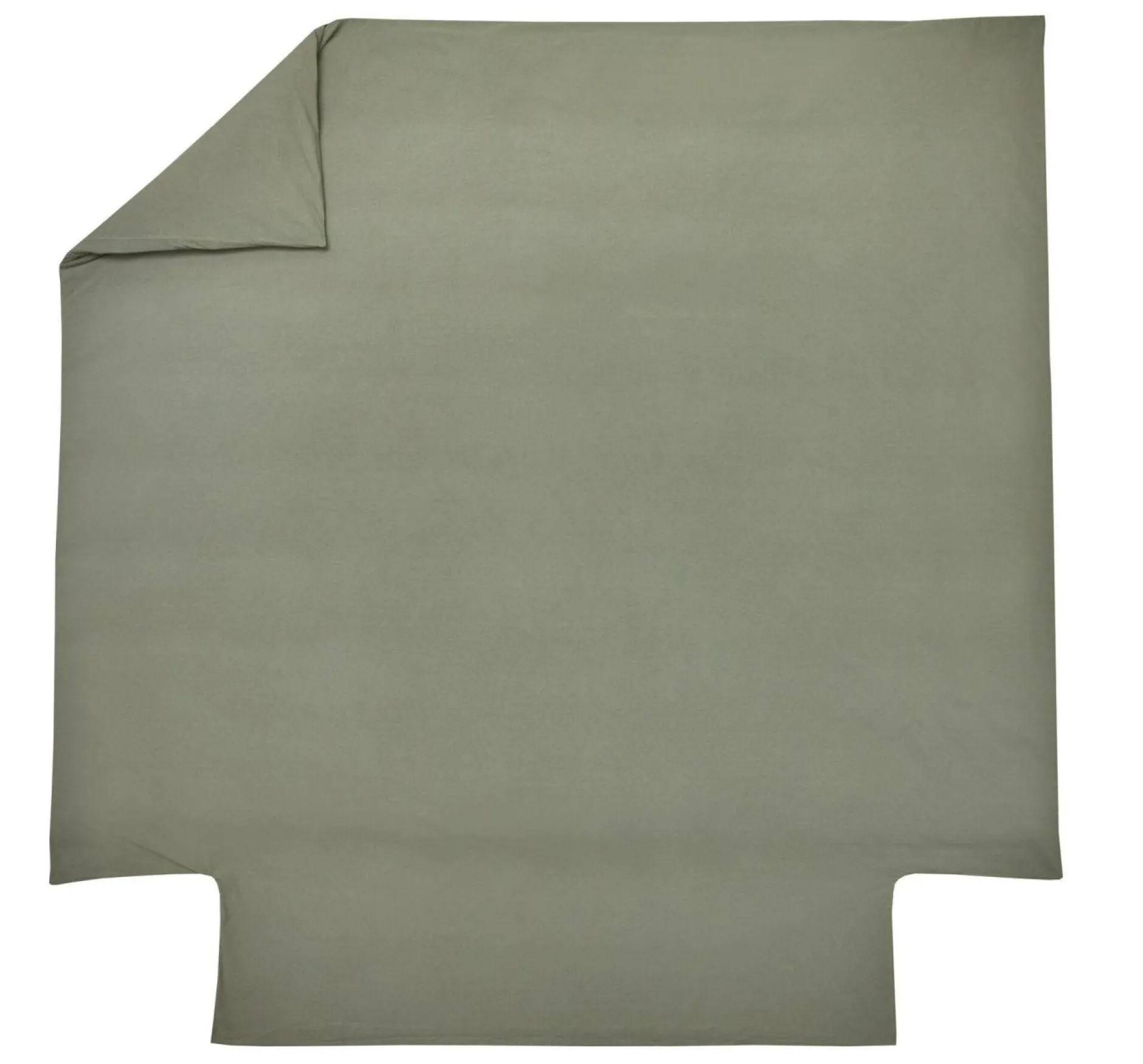 Housses De Couette>Camif BLANC DES VOSGES Housse de couette percale lavée Bohème - - 140 x 200 cm Toundra