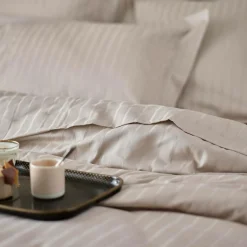 Parures De Lit>Camif BLANC DES VOSGES Parure de lit satin Divine - - 240 x 220 cm Chanvre