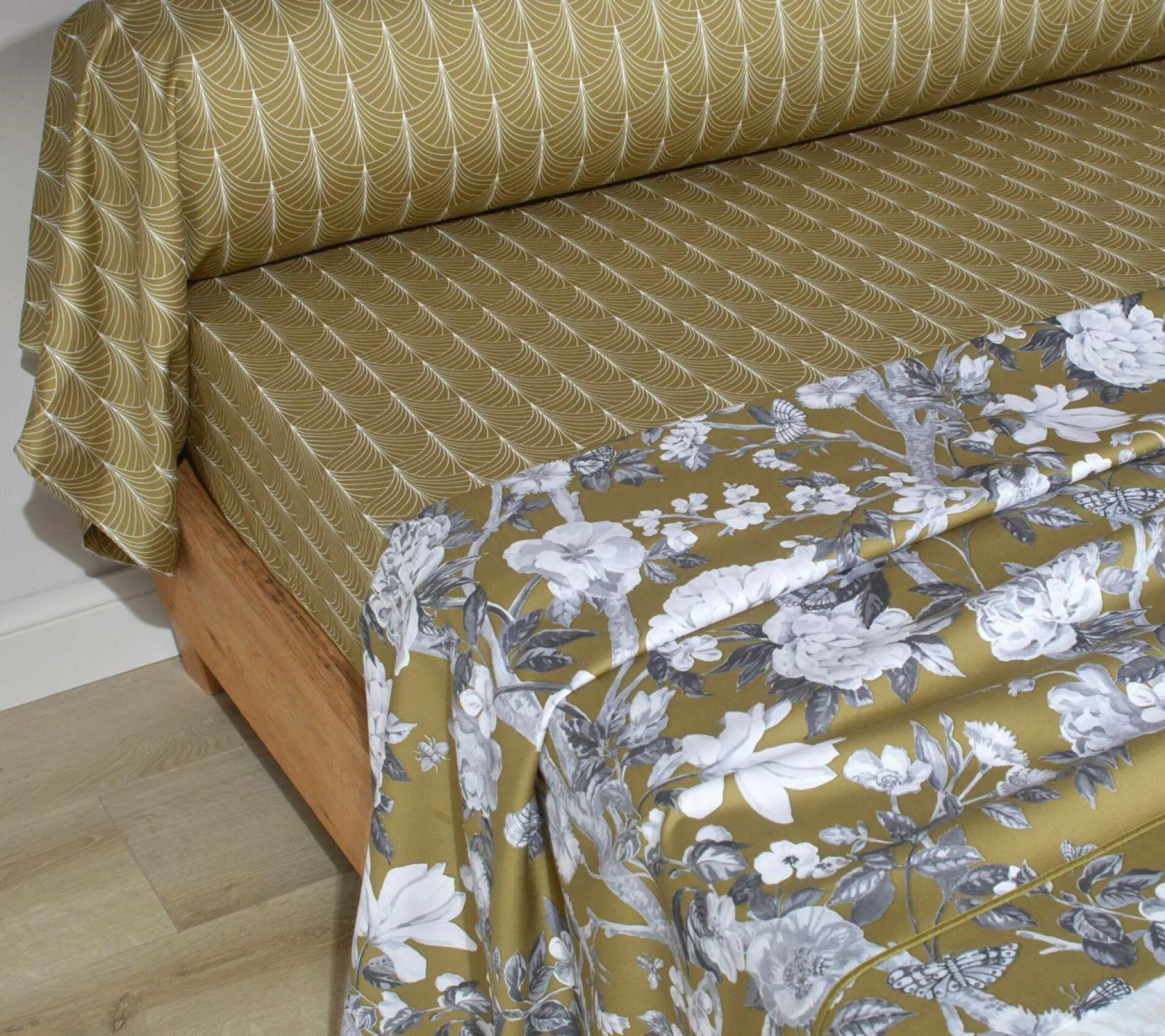 Taies D'Oreiller>Camif BLANC DES VOSGES Taie de traversin satin Impérial - - 90 x 190 cm Olive