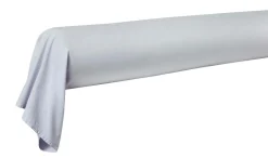 Taies D'Oreiller>Camif BLANC DES VOSGES Taie de traversin percale lavée Bohème - - Taie de traversin 45 x 230 cm Perle