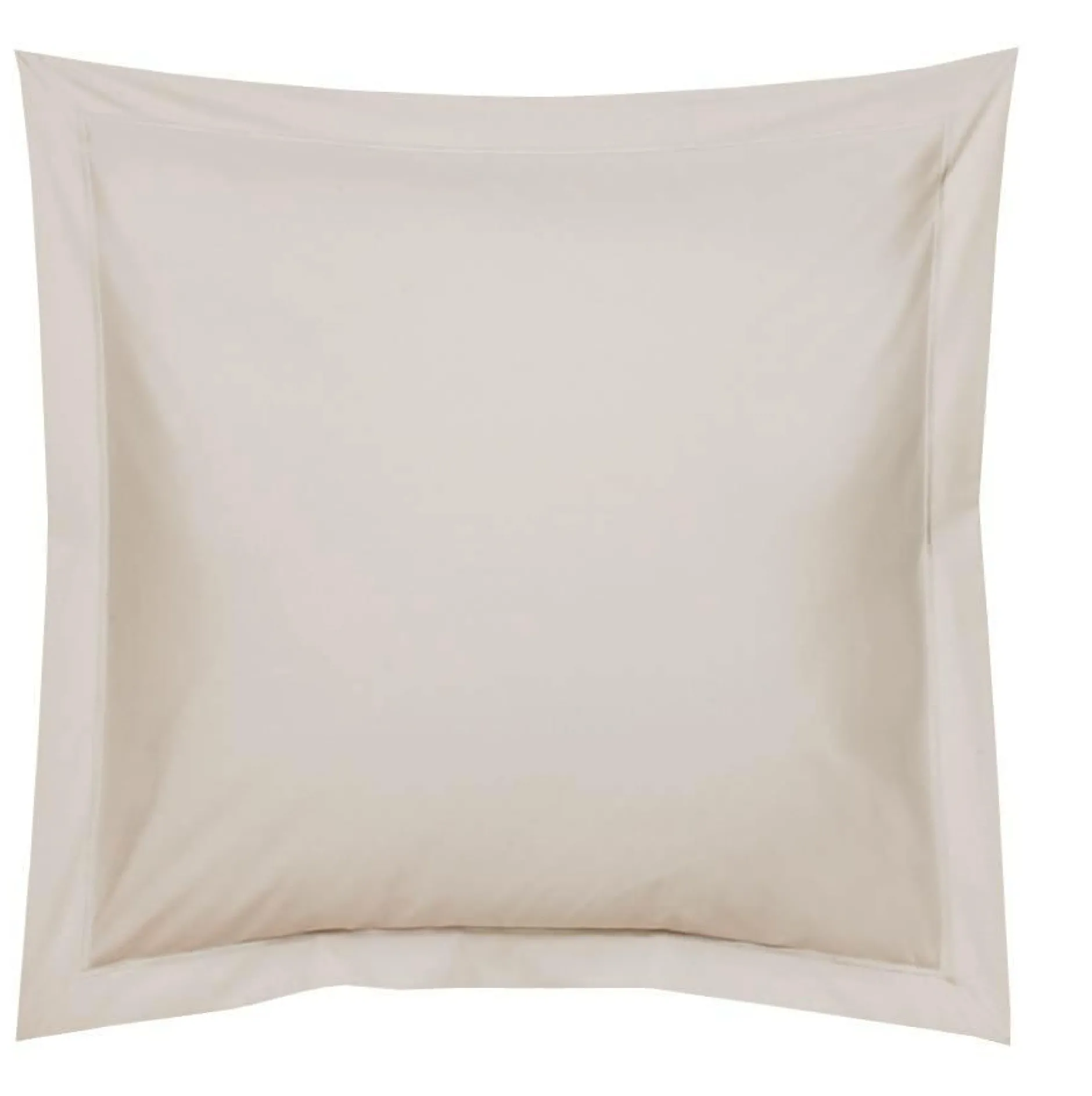 Taies D'Oreiller>Camif BLANC DES VOSGES Taie d'oreiller Percale Easy - - Taie d'oreiller 65 x 65 cm Lin