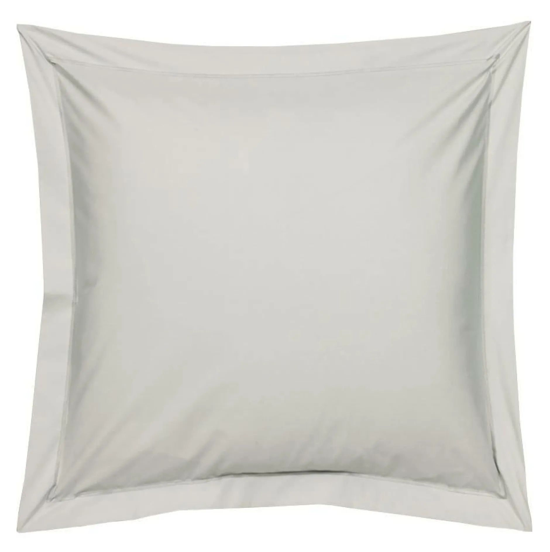 Taies D'Oreiller>Camif BLANC DES VOSGES Taie d'oreiller Percale Easy - - Taie d'oreiller 65 x 65 cm Platine