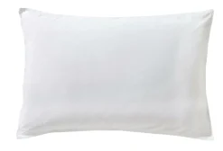 Taies D'Oreiller>Camif DES VOSGES Taie d'oreiller percale lavée Bohème - - Taie d'oreiller 50 x 75 cm Blanc