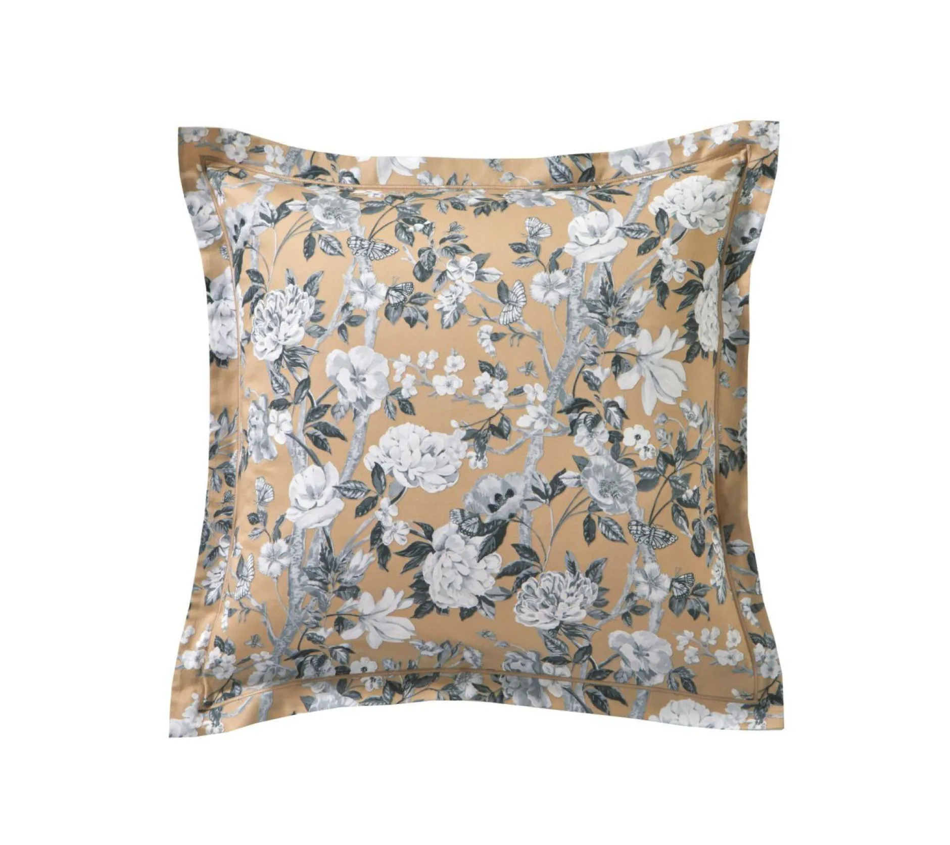 Taies D'Oreiller>Camif BLANC DES VOSGES Taie d'oreiller satin Impérial - - 65 x 65 cm Chanvre