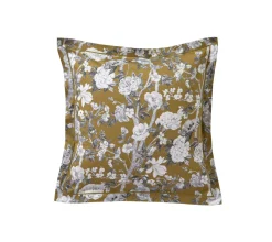 Taies D'Oreiller>Camif BLANC DES VOSGES Taie d'oreiller satin Impérial - - 65 x 65 cm Olive