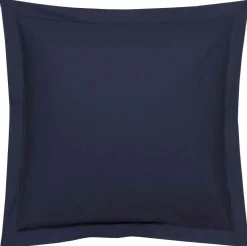 Taies D'Oreiller>Camif BLANC DES VOSGES Taie d'oreiller Coton - - Taie d'oreiller 50 x 73 cm Marine