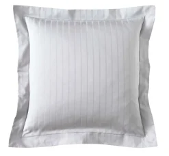 Taies D'Oreiller>Camif BLANC DES VOSGES Taie d'oreiller satin Divine - - Taie d'oreiller 65 x 65 cm Métal