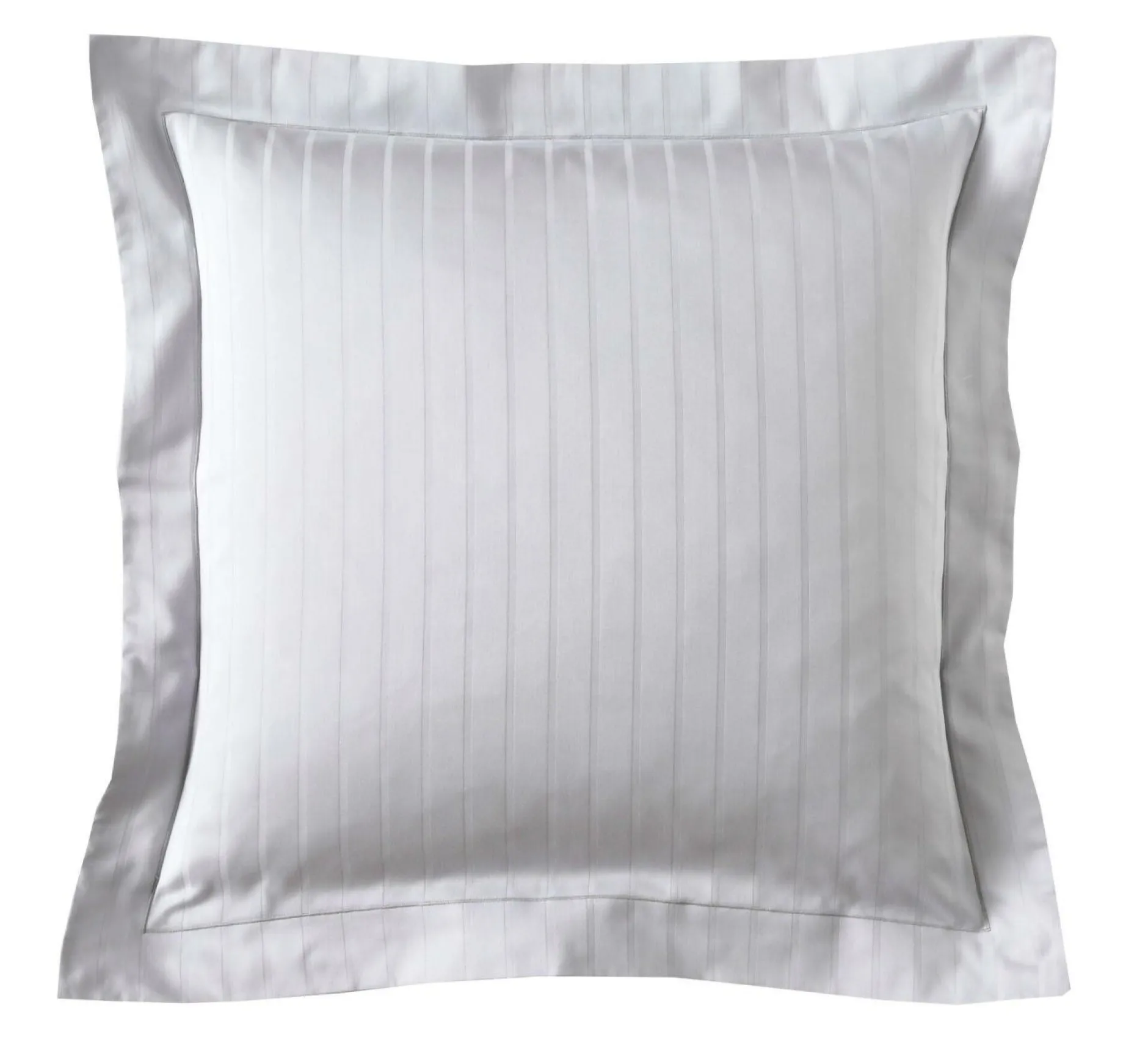 Taies D'Oreiller>Camif BLANC DES VOSGES Taie d'oreiller satin Divine - - Taie d'oreiller 65 x 65 cm Métal