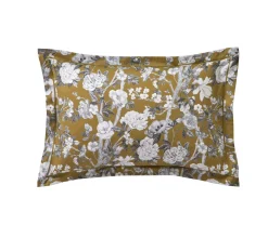 Taies D'Oreiller>Camif BLANC DES VOSGES Taie d'oreiller satin Impérial - - 50 x 75 cm Olive