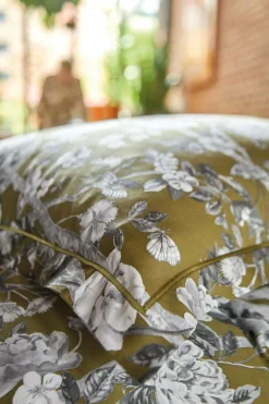 Taies D'Oreiller></noscript>Camif BLANC DES VOSGES Taie d'oreiller satin Impérial - - 50 x 75 cm Olive