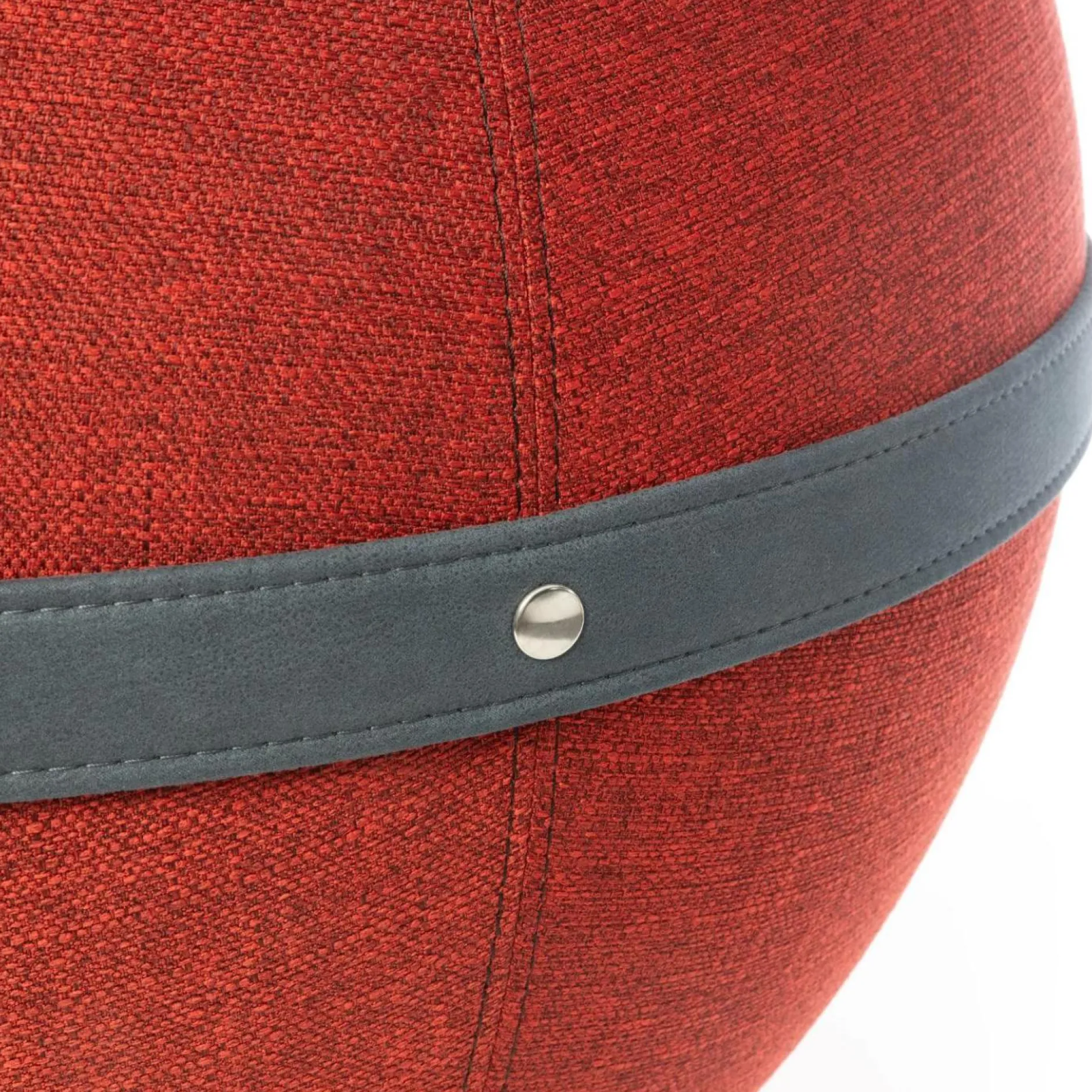 Chaises De Bureau>Camif BLOON PARIS Siège ballon dynamique tissu chiné - - Taille XL Rouge Carmin