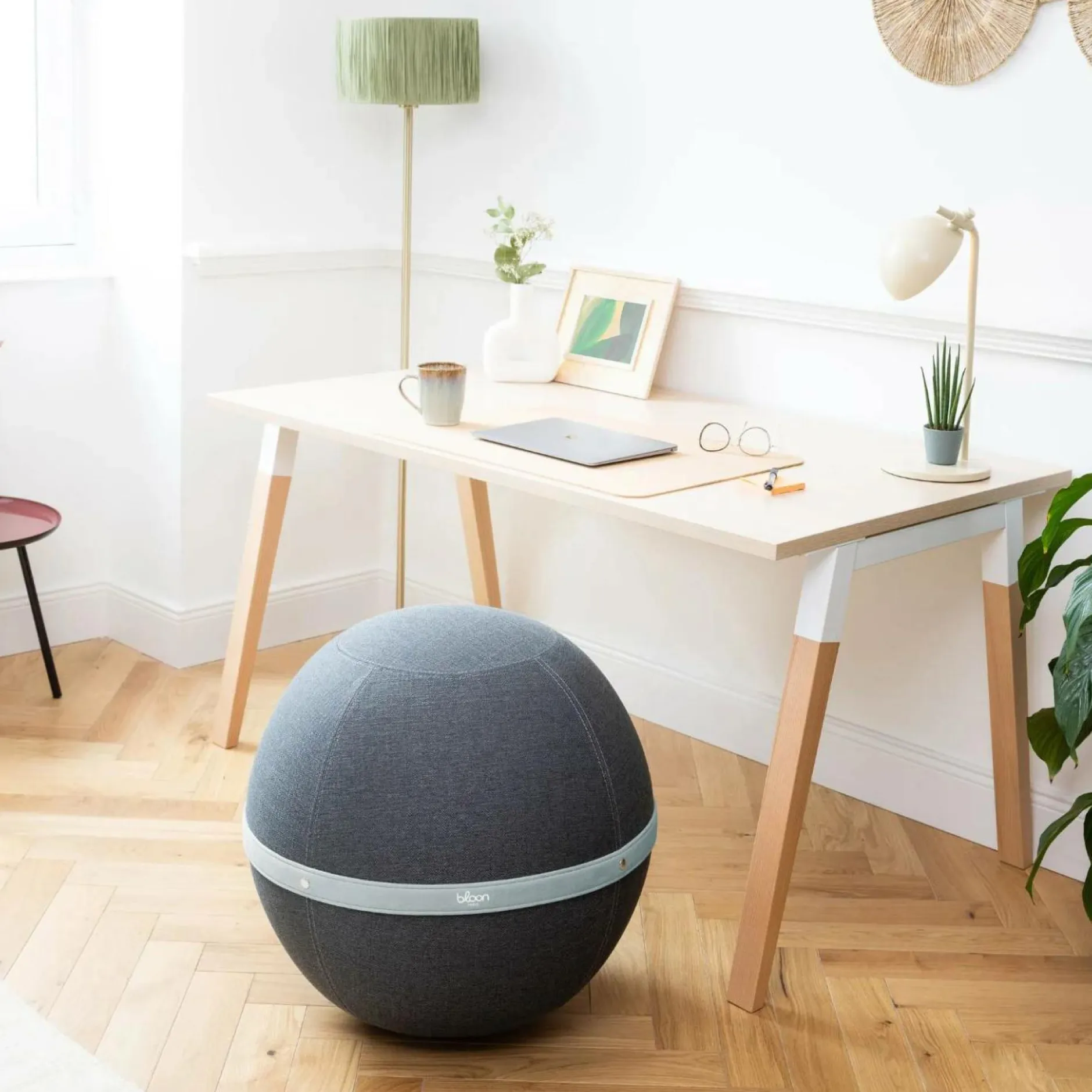 Chaises De Bureau>Camif BLOON PARIS Siège ballon dynamique tissu chiné - - Taille XL Gris Quartz