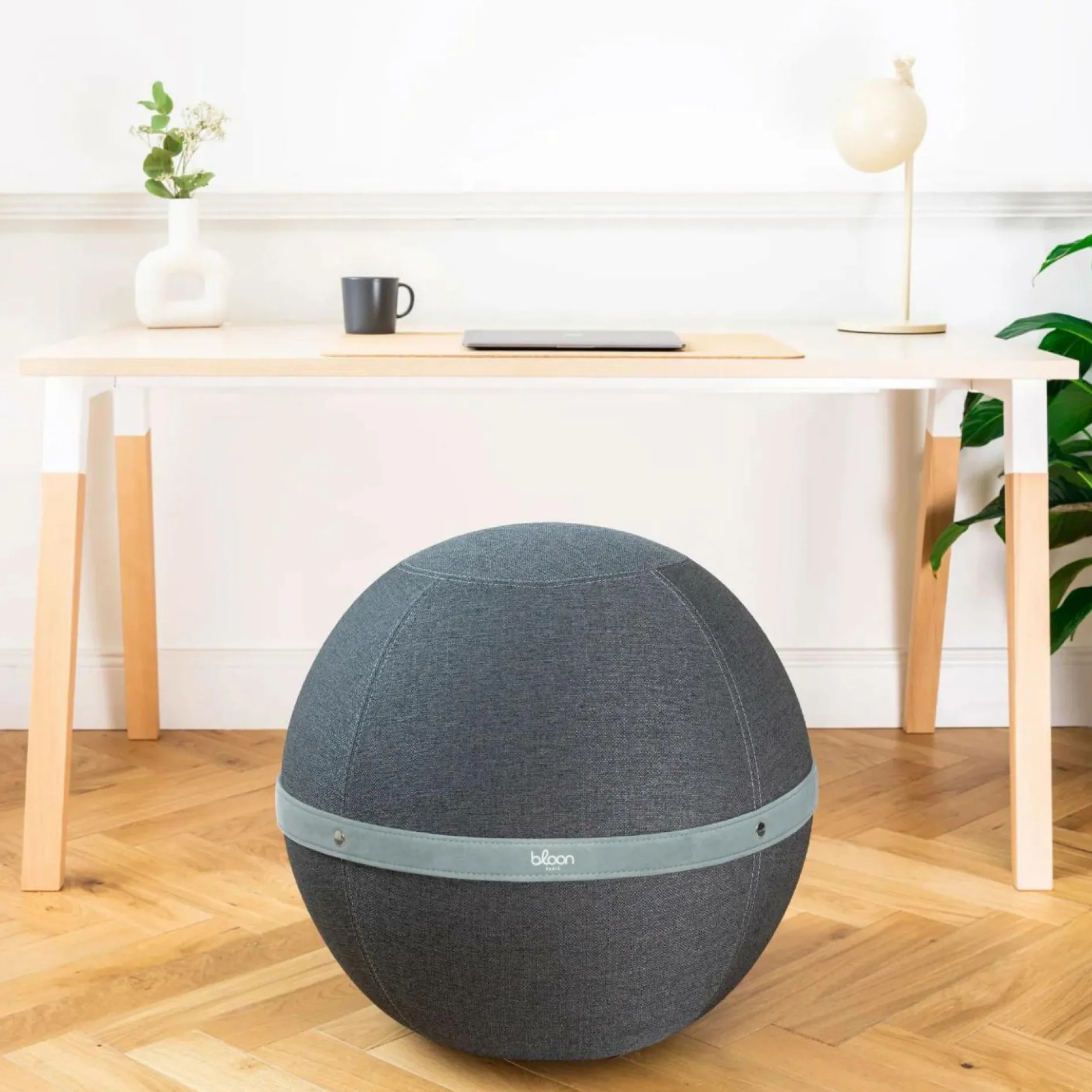 Chaises De Bureau>Camif BLOON PARIS Siège ballon dynamique tissu chiné - - Taille XL Gris Quartz