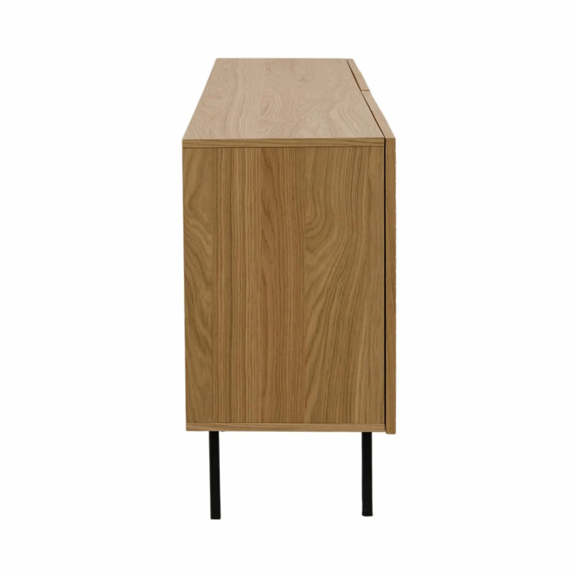 Buffets>Camif Buffet 4 portes bois pieds métal Alex