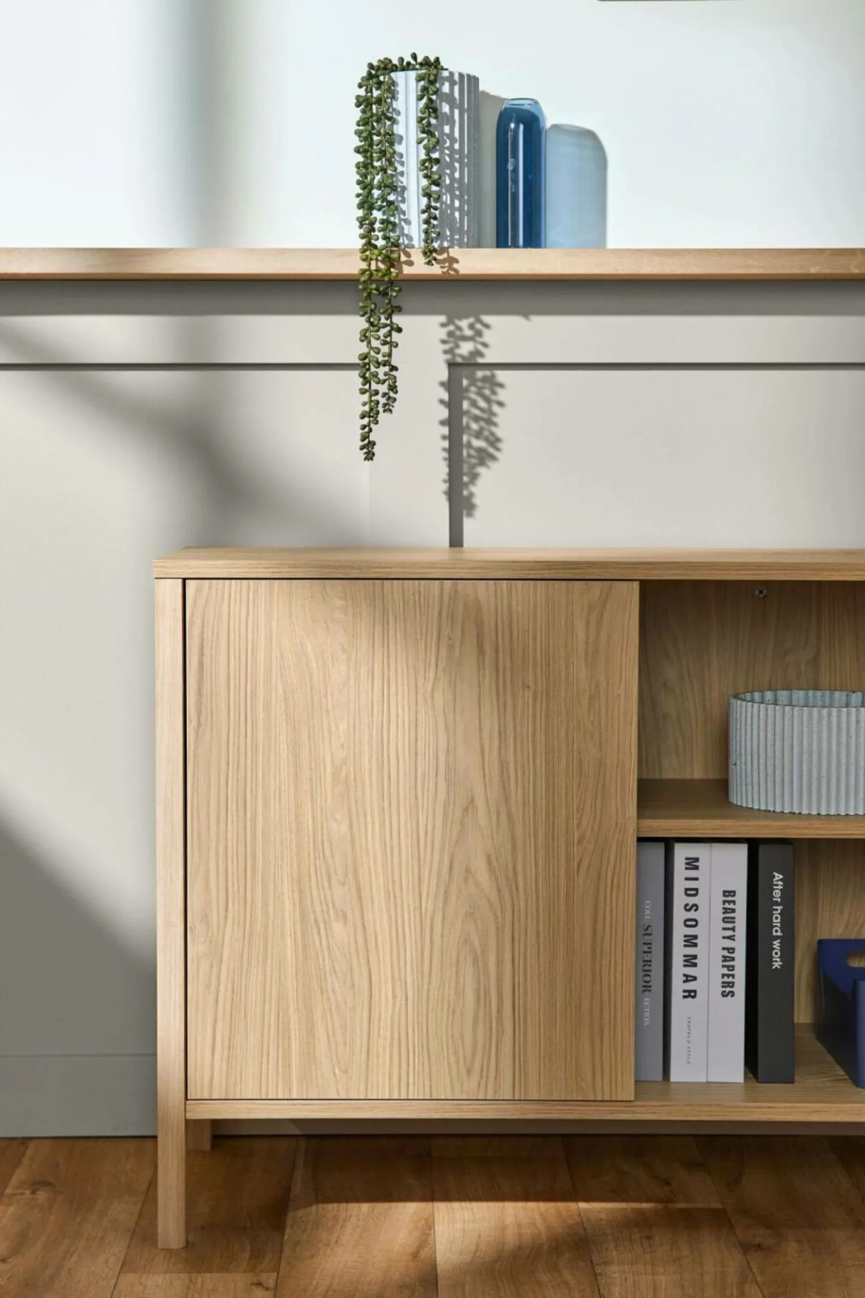 Buffets>Camif Buffet 3 portes décor bois Simon