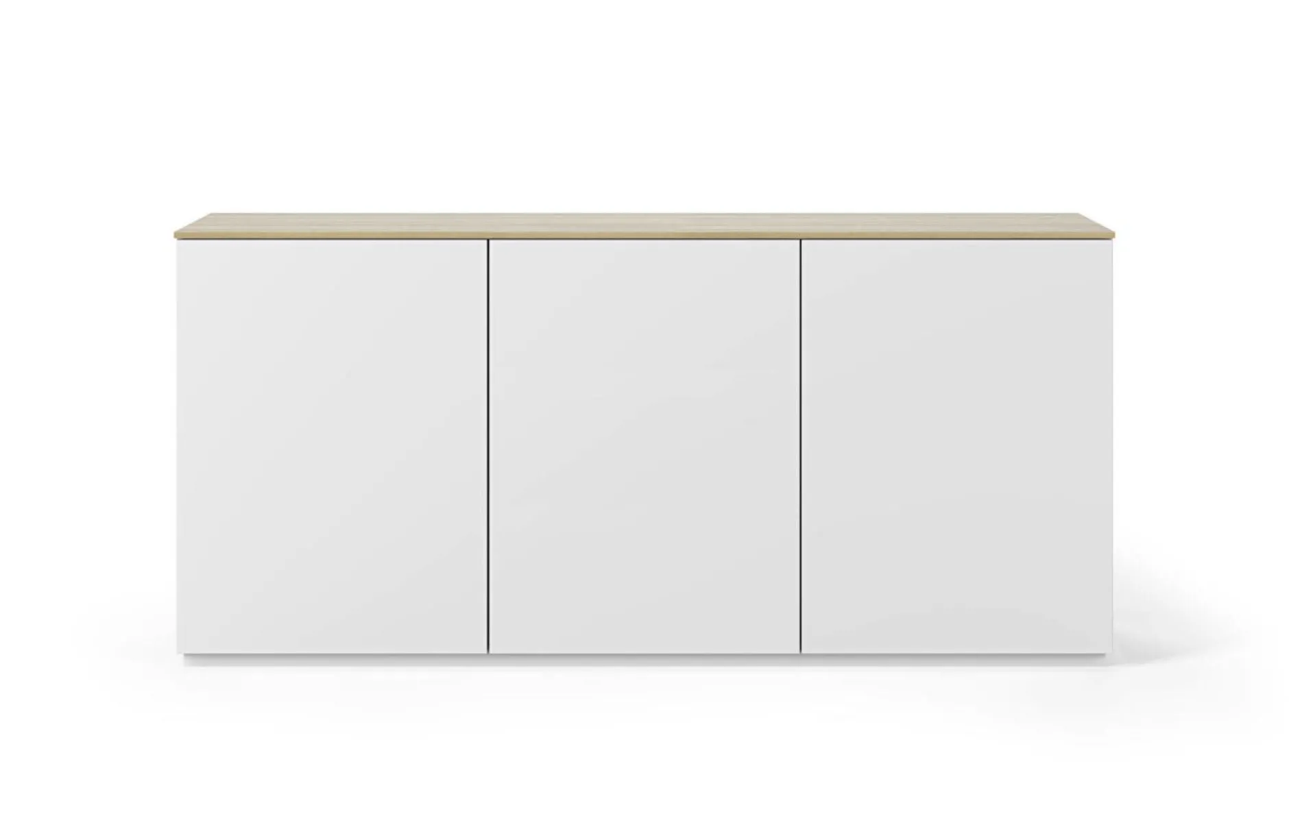Buffets>Camif Buffet 3 portes Tilda - Chêne/Blanc