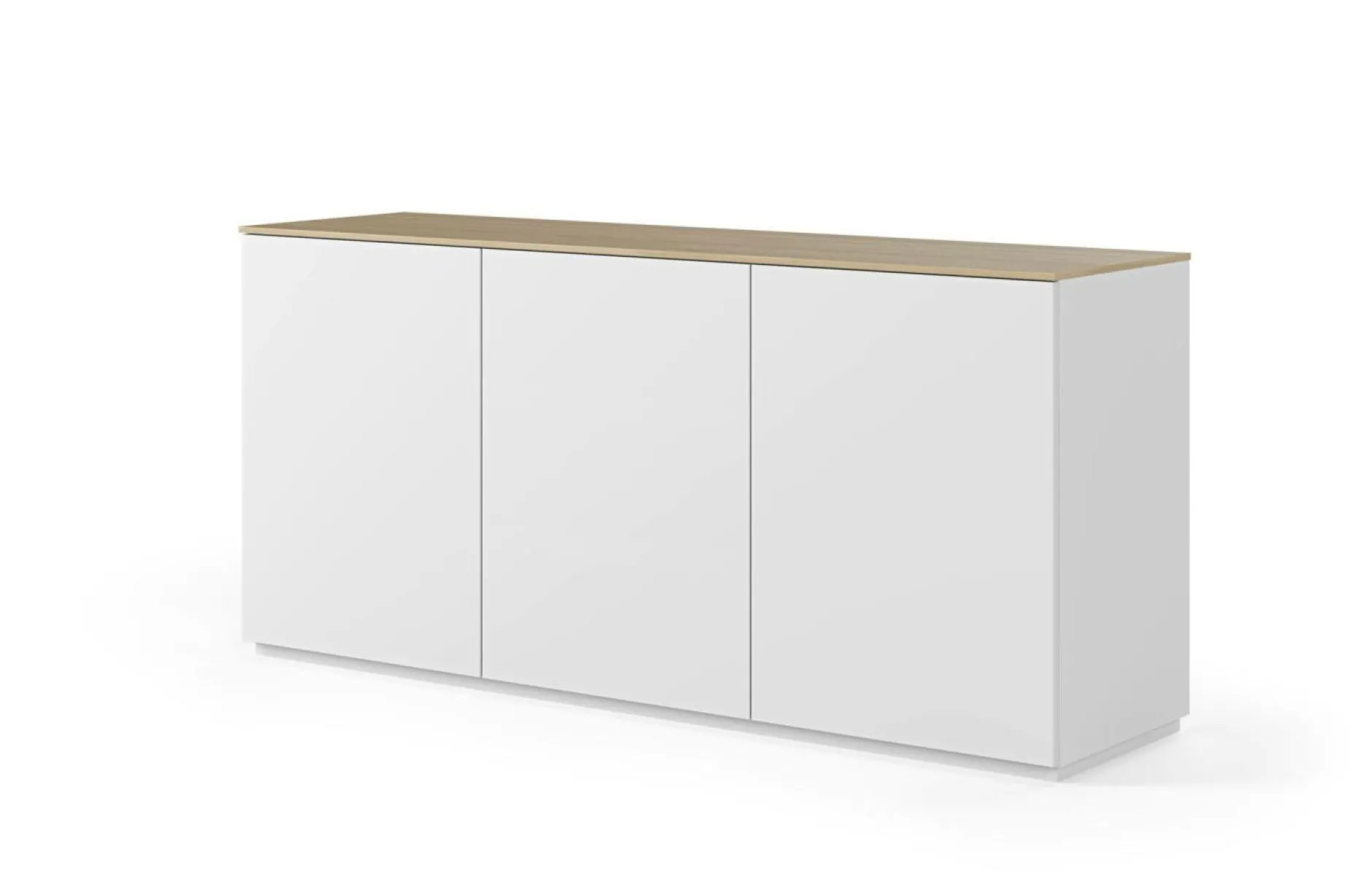 Buffets>Camif Buffet 3 portes Tilda - Chêne/Blanc