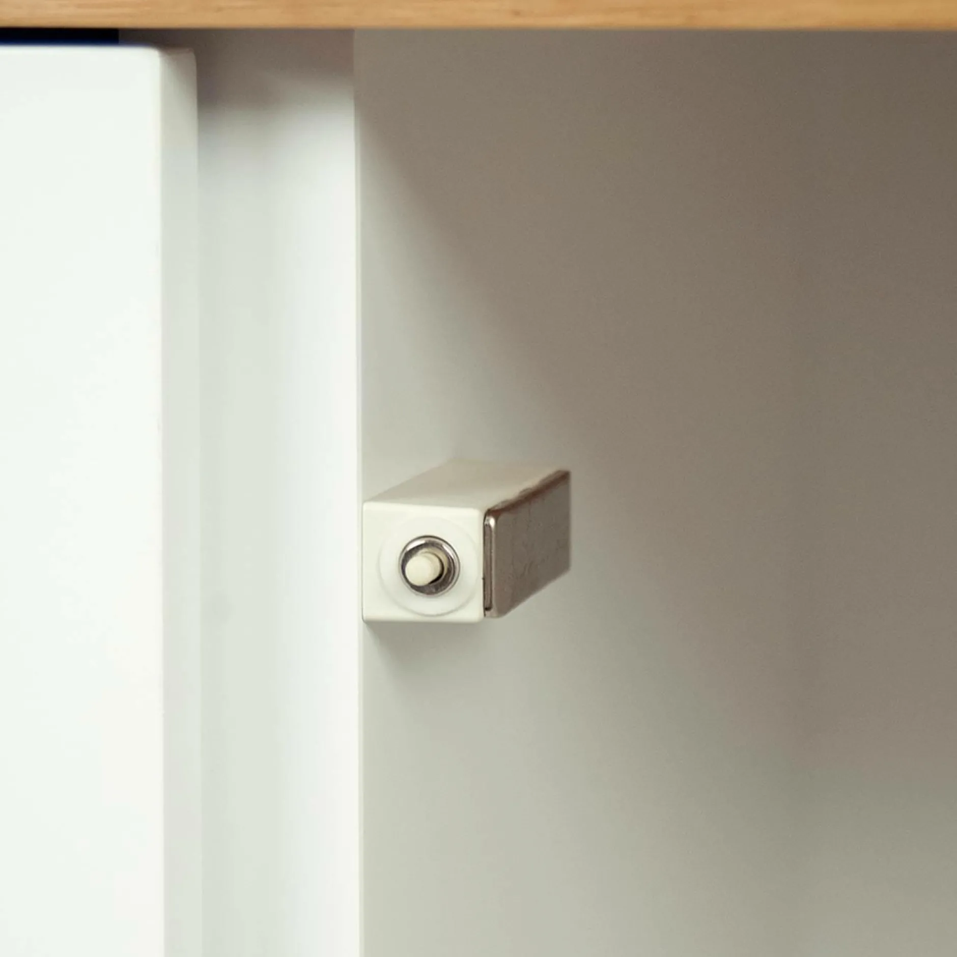 Buffets>Camif Buffet 4 portes Toby - Chêne/Blanc