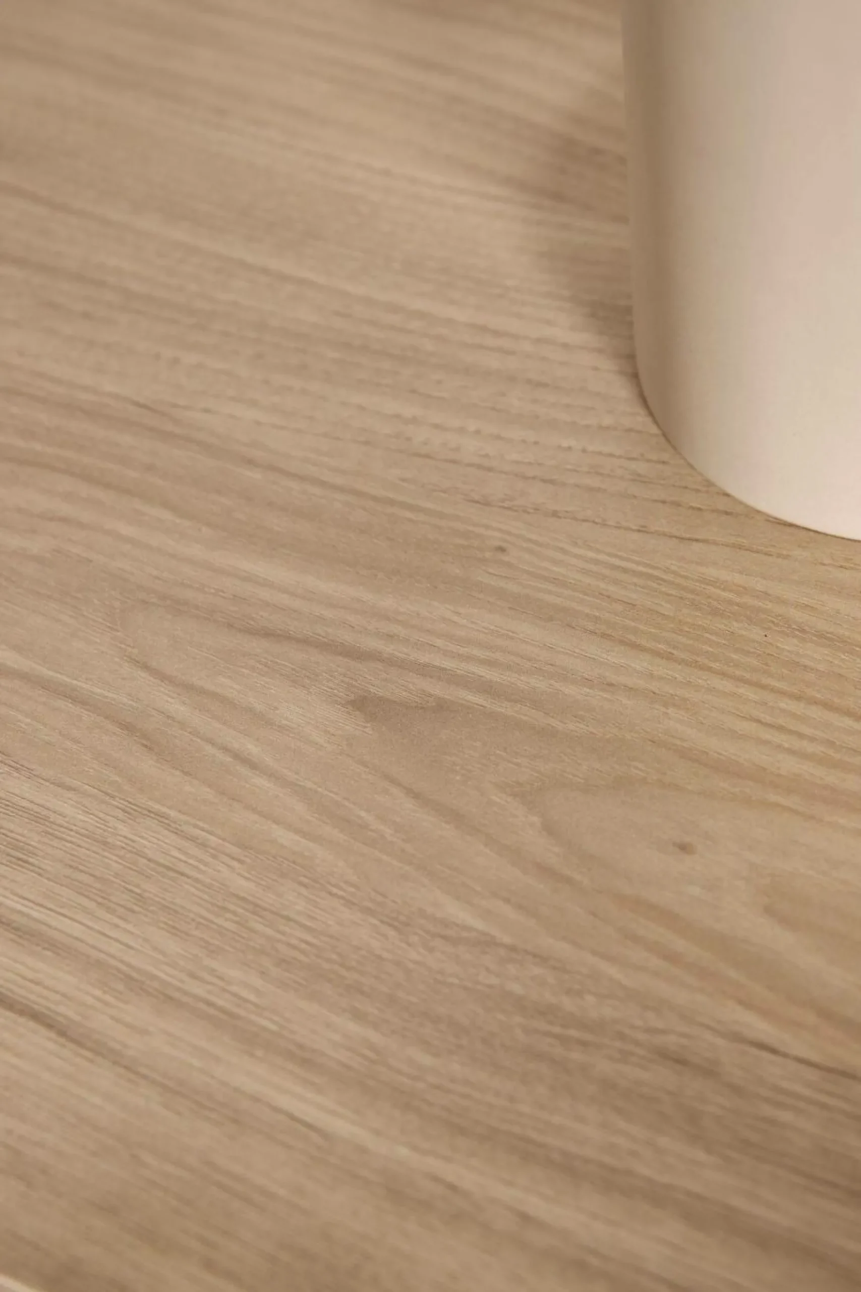 Buffets>Camif Buffet bas blanc et décor bois 1 porte 1 tiroir Pivoine