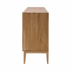 Buffets></noscript>Camif Buffet chêne massif 4 portes 3 tiroirs Charles