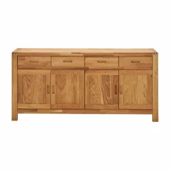 Buffets>Camif Buffet chêne massif 4 portes 4 tiroirs Luminescence