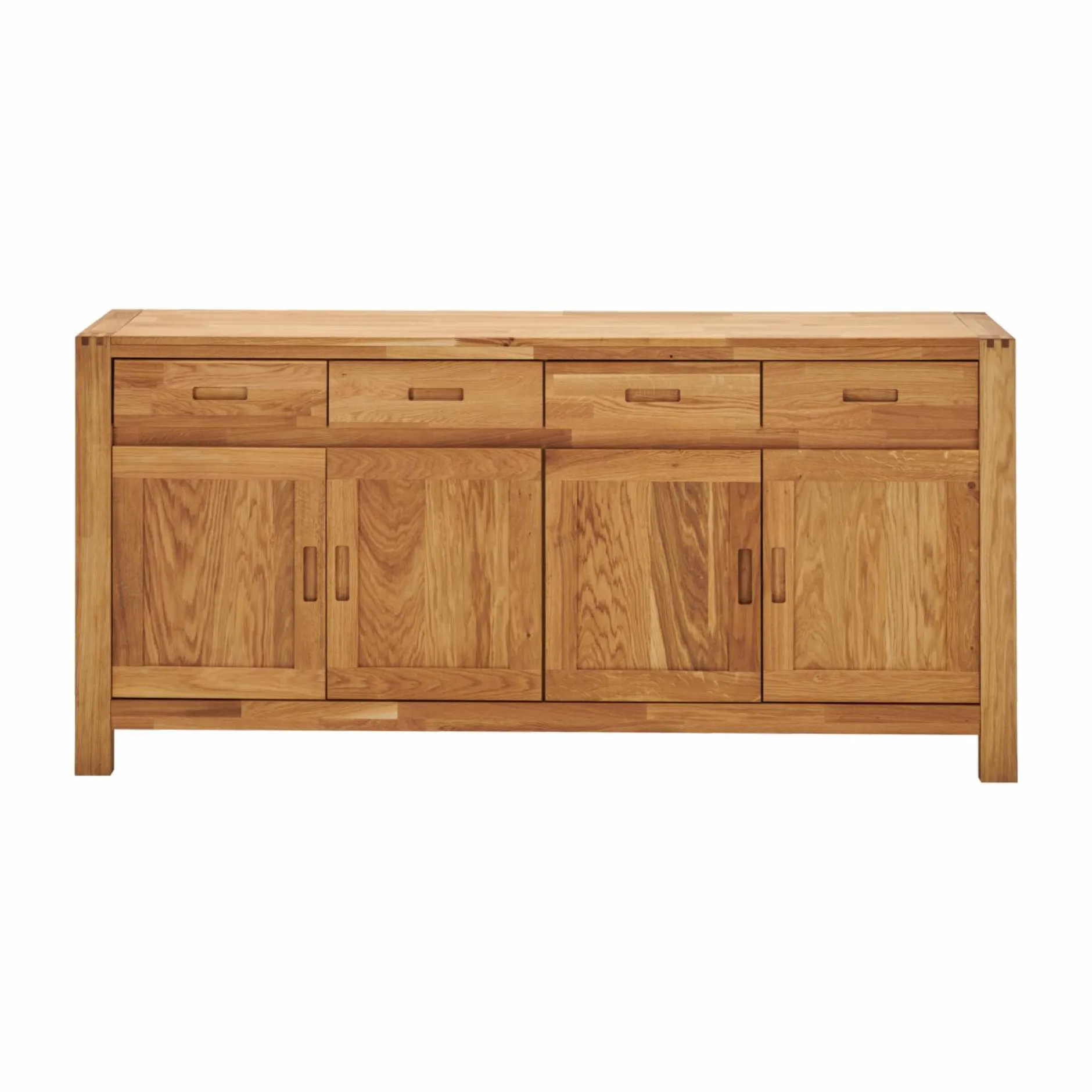 Buffets>Camif Buffet chêne massif 4 portes 4 tiroirs Luminescence