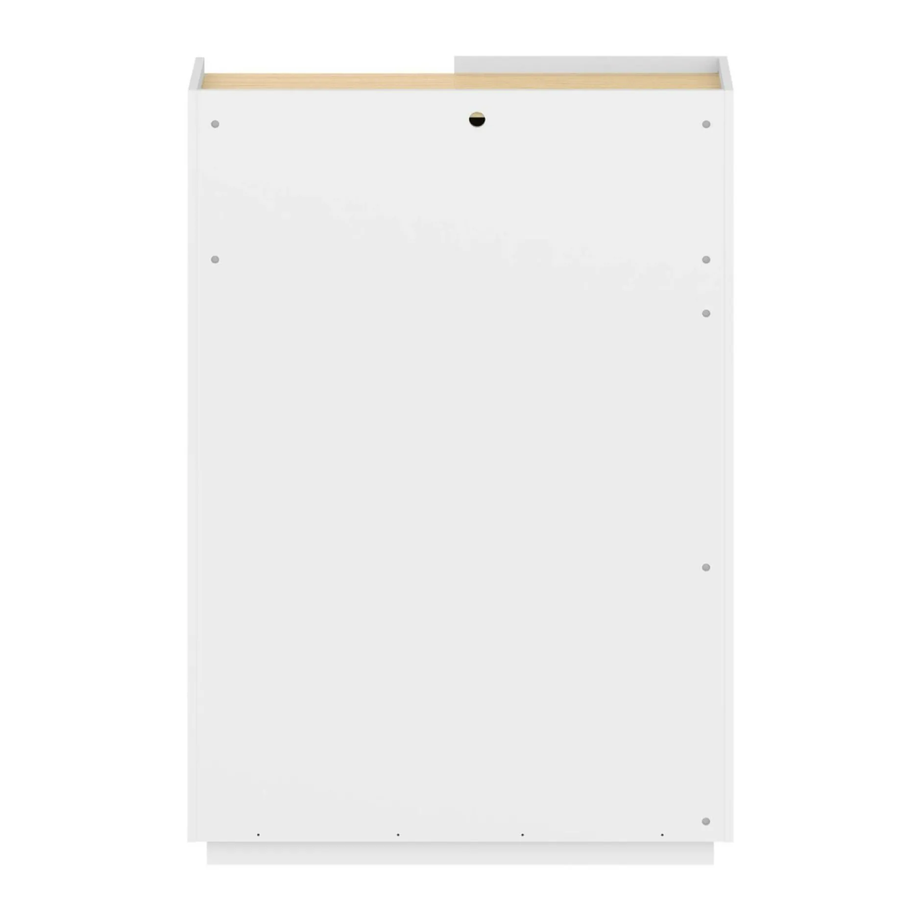 Buffets>Camif Buffet haut Nina - Chêne/Blanc