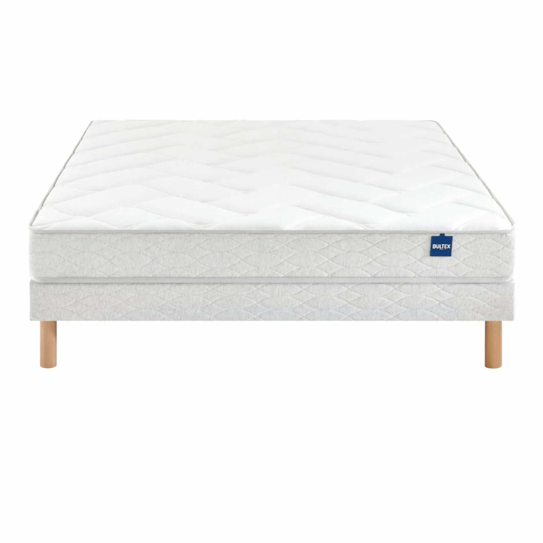 Ensembles 90 X 190 Cm|Ensembles 160 X 200 Cm>Camif BULTEX Ensemble matelas et sommier Back to Basics - 2 x 80 x 200 cm
