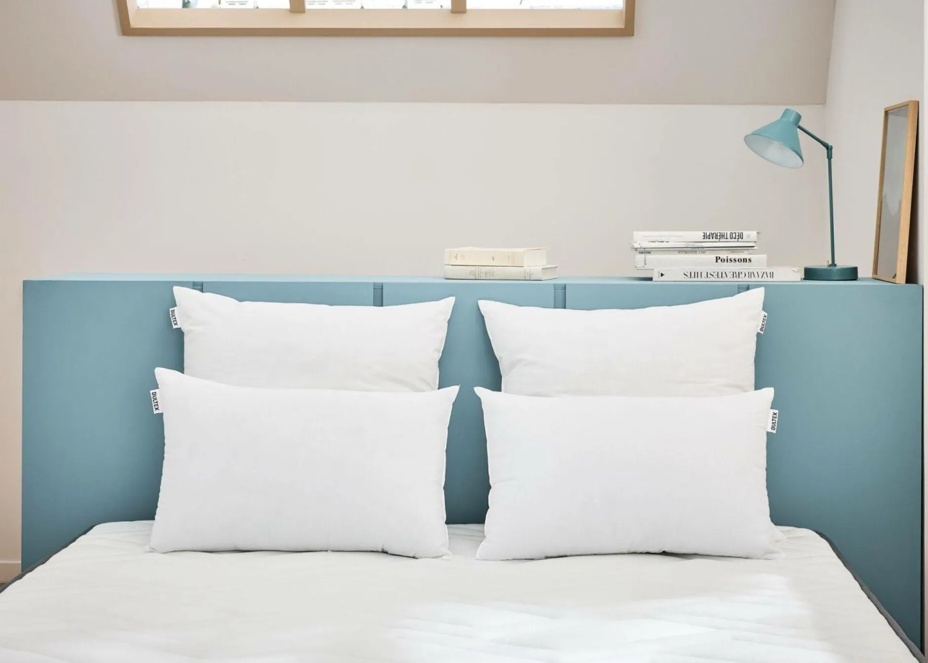 Oreillers|Oreillers>Camif BULTEX Lot de 2 oreillers moelleux - 40 x 60 cm