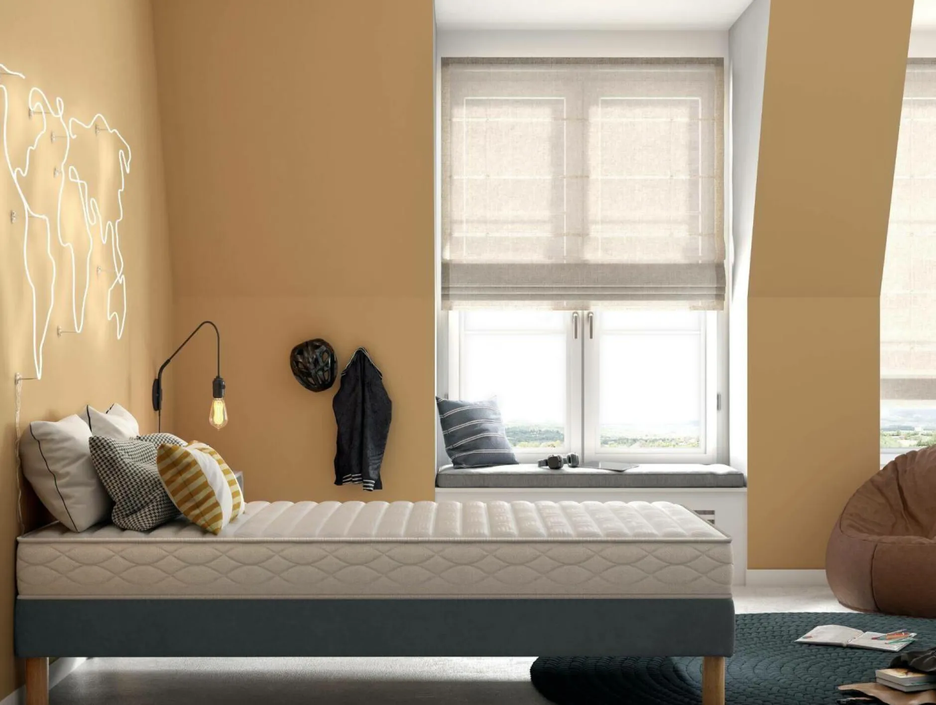 Matelas Enfant|Matelas Enfant>Camif BULTEX Matelas mousse 15 cm Fair 2 - 90 x 190 cm