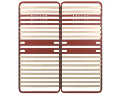 Sommiers 90 X 190 Cm|Sommiers 140 X 190 Cm></noscript>Camif BULTEX Sommier cadre métal à lattes 5 zones 4 cm Morpho - 2 x 80 x 200 cm