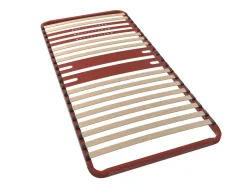 Sommiers 90 X 190 Cm|Sommiers 140 X 190 Cm>Camif BULTEX Sommier cadre métal à lattes 5 zones 4 cm Morpho - 90 x 200 cm
